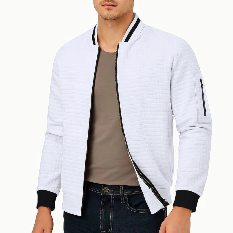 Animal Game Men Casual Jacket Coat Zip Up Sweatshirt Autumn Outdoor Sportwear Long Sleeve Sport Jackets Plaid Cycling Streetwear