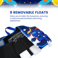 Children's Swimming Vest Floating Jacket Toddler Swimsuit Assist Swimwear Swim Training Buoyancy Swim Vest Neoprene Swim Jacket 4