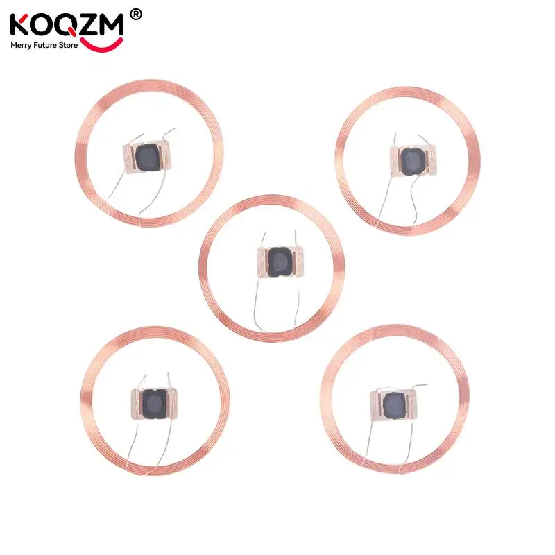 5 Pz 13.56Mhz Uid Ic Card Id Riscrivibile Chip Modificabile Portachiavi Rfid Bobina Autoadesiva