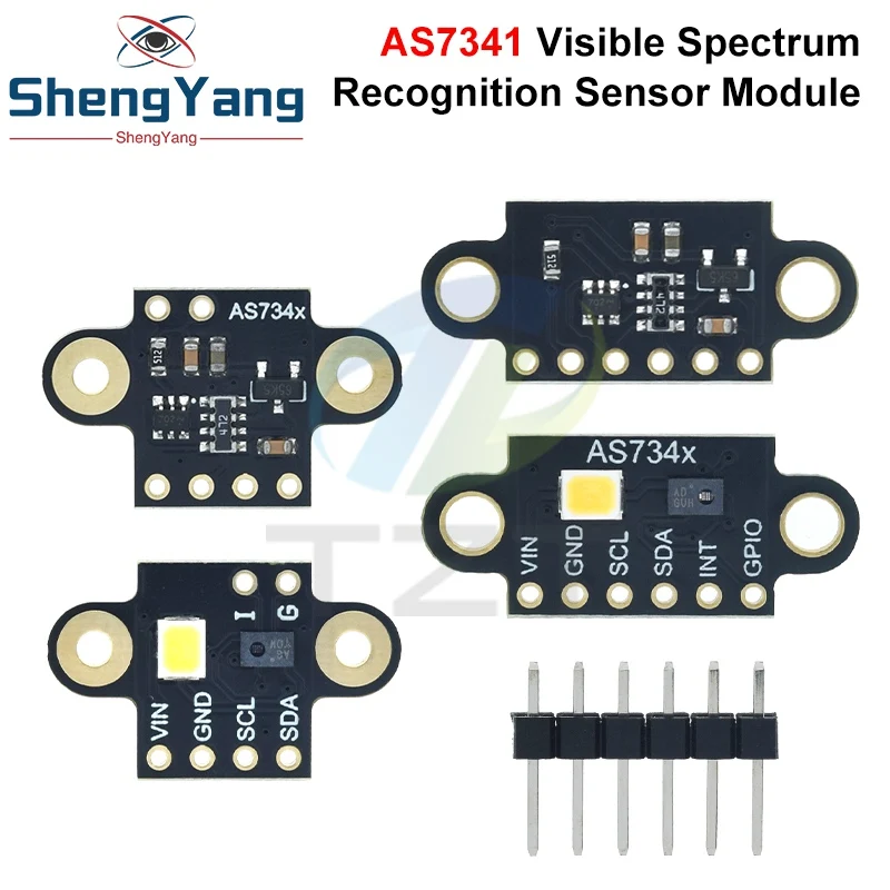 AS7341 AS734x Sichtbare Spektralsensoren Modul Farbtemperatur Beleuchtungsstärke Hohe Genauigkeit Farberkennung für Arduino