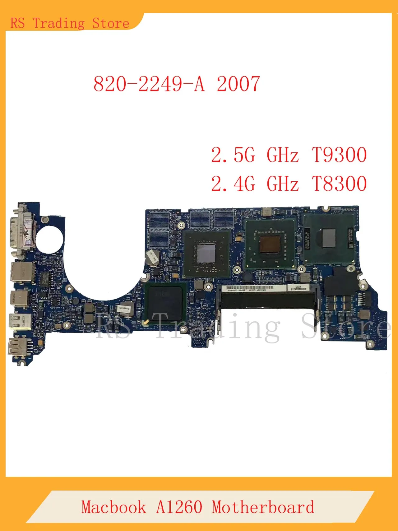 

Для Macbook Pro 15 "A1260 логическая плата ЦП 2,5 ГГц T9300 G84-602-A2 820-2249-A оригинальная материнская плата