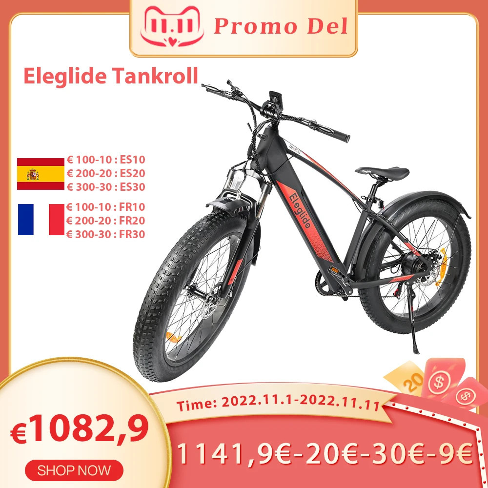 Drink water Opeenvolgend kalligrafie Vet Elektrische Fiets Eleglide Tankroll 48V 10Ah Batterij 740W Krachtige  Motor 26 "Cst Vet Bromfiets Fiets| | - AliExpress