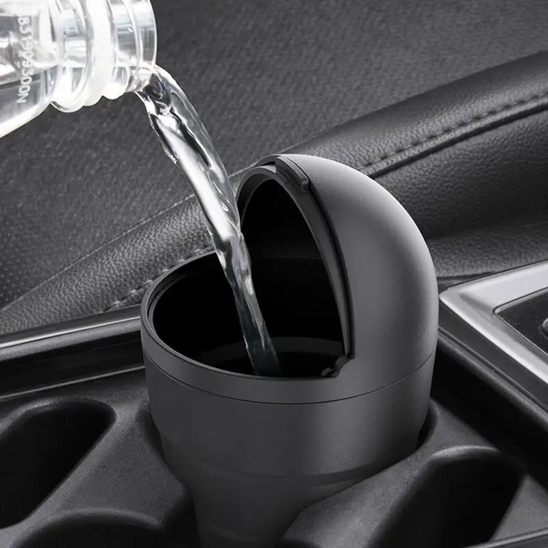 Car Trash Bin Storage Box Garbage Can Car Dustbin Waste Rubbish Basket Bin Organizer Storage Holder Bag Auto Bucket Accessories