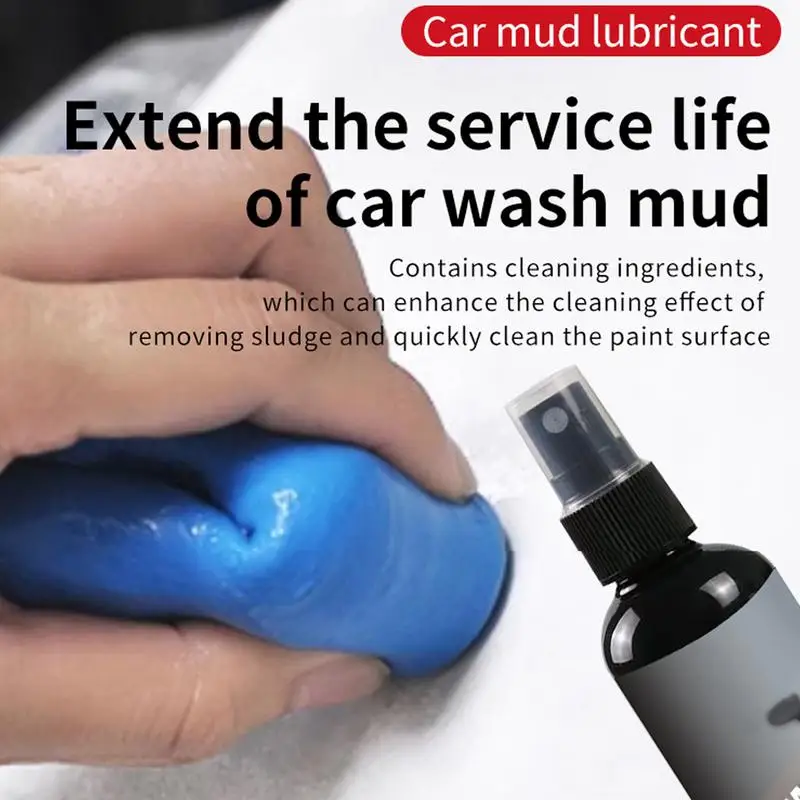 Clay Bar Lubricant 100ml Synthetic Lubricant Detailer Spray Stain Remover Car Supplies For Clayblock & Car Detailing Clay