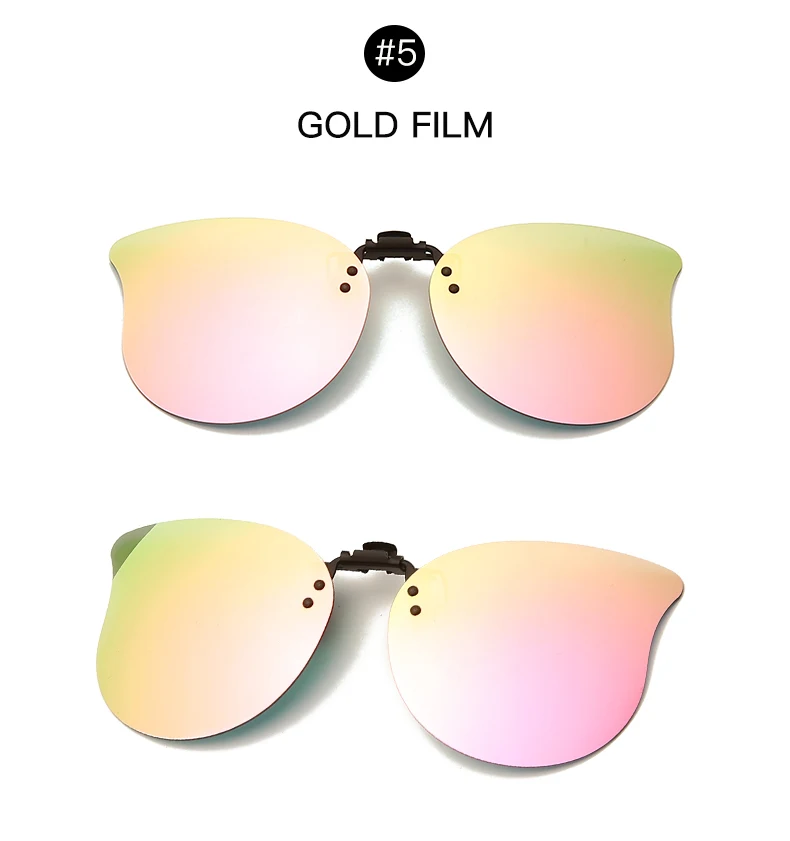 DOHOHDO Polarized Sunglasses Men Clip On Sunglasses Eyewear Accessories Photochromic Driving Goggles Women Cat Eye_voghion.com