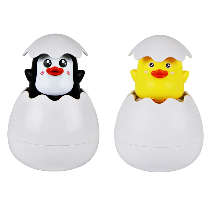 Baby Bathing Toy Kids Cute Duck Penguin Egg Water Spray Sprinkler Bathroom Sprinkling Shower Swimming Water Toys For Kids Gift — view 6