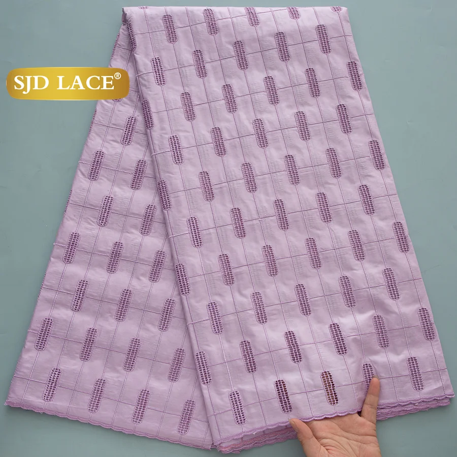 Swiss Voile Lace Fabrics African Cotton 5 Yards for Dresses Sew