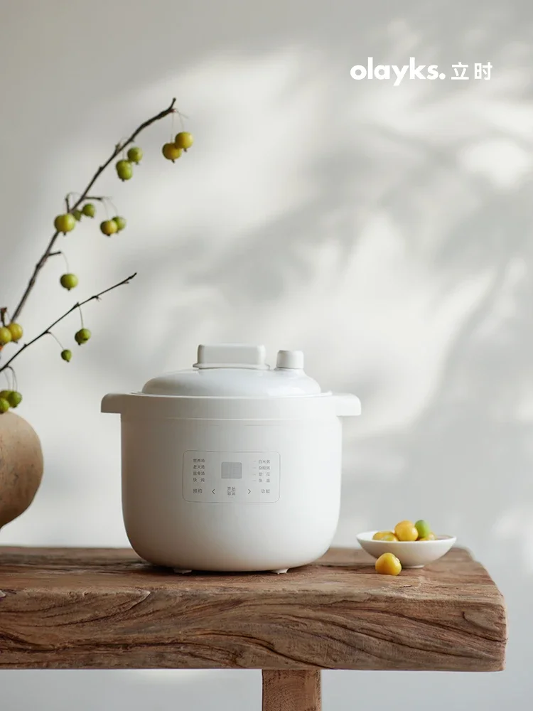 Micropressure Ceramic crock pot Mini Stew pot Smart sous vide cooker cuisine intelligente Electric Slow Cooker Home Appliances 6