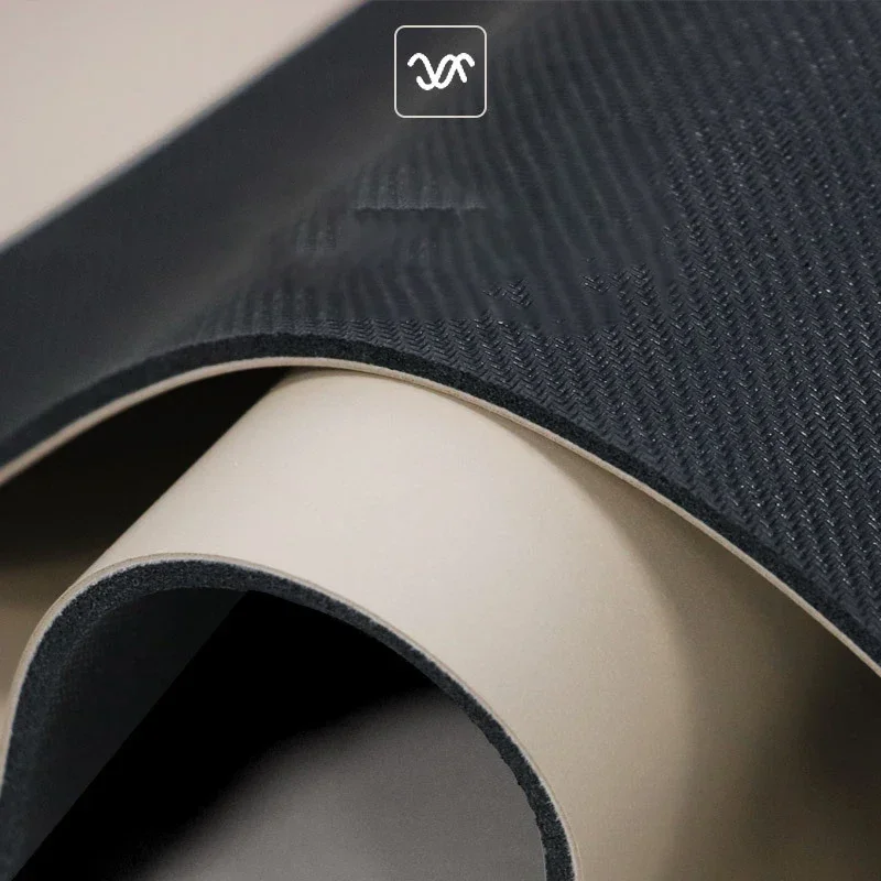 Yoga mat 183cm natural rubber PU yoga mat thickened widened shock-absorbing non-slip sweat-absorbent sun-moon fitness meditation mat