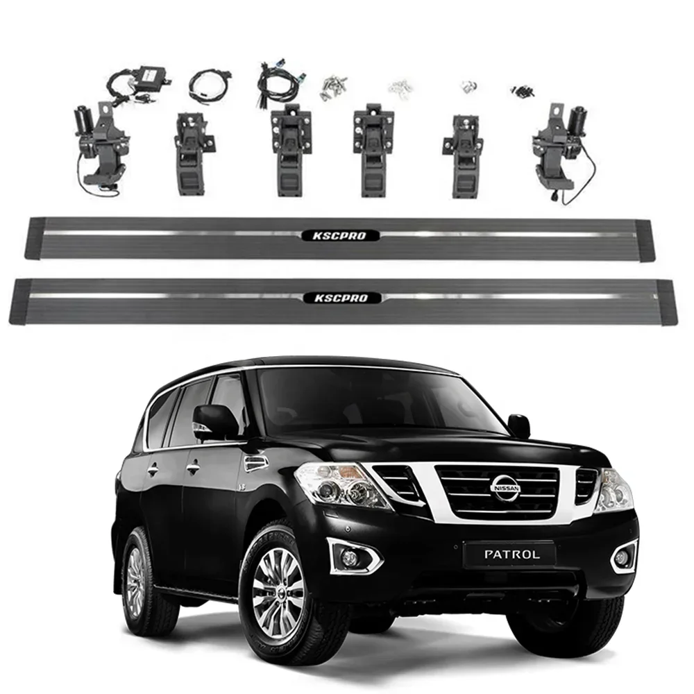 

OFF-ROAD ACCESSORIES ELECTRIC SIDE STEPS POWER STEPS FOR NISSAN PATROL Y62 2015-2022
