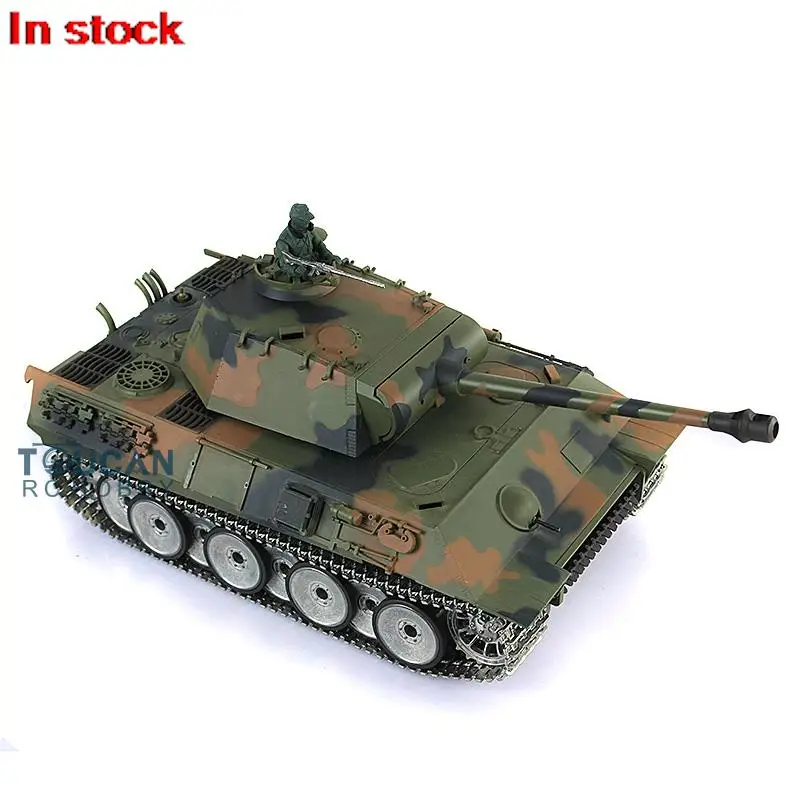 HENG LONG 1/16 7.0 Customized Ver Panther FPV RC Tank 3819 Metal Tracks Wheel Steel Gearbox Spring Army Toys BB Smoke TH17292 6
