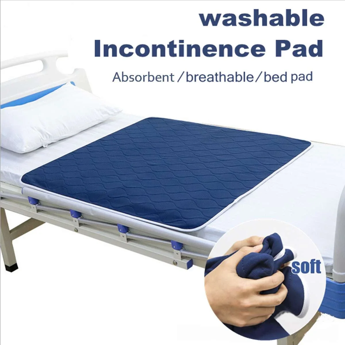 Protège-matelas Imperméable Lavable Bébé - Alèse Anti-urine Coton Doux, Taille 70x50 Cm (garçon/fille/adultes)