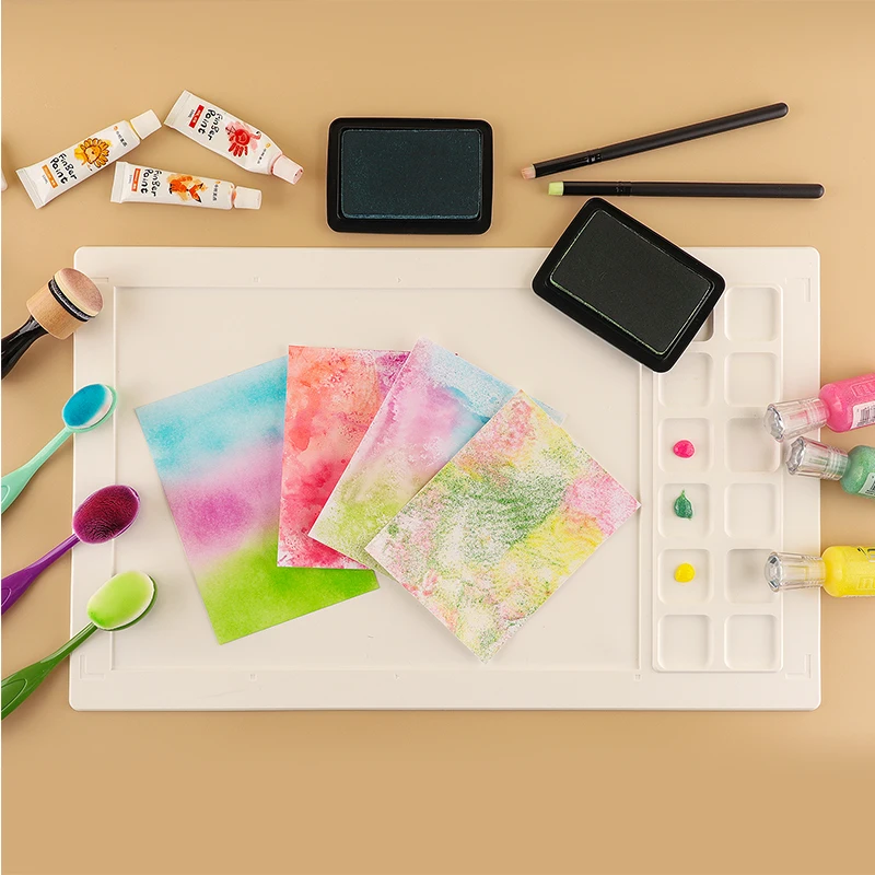 OTCRAFT Tappetino magnetico in vetro, 40 x 25 cm, resistente al calore, con magneti, griglie e misurazioni, per taglio, stampaggio, tecnica mista, goffratura a caldo e progetti di colla a caldo