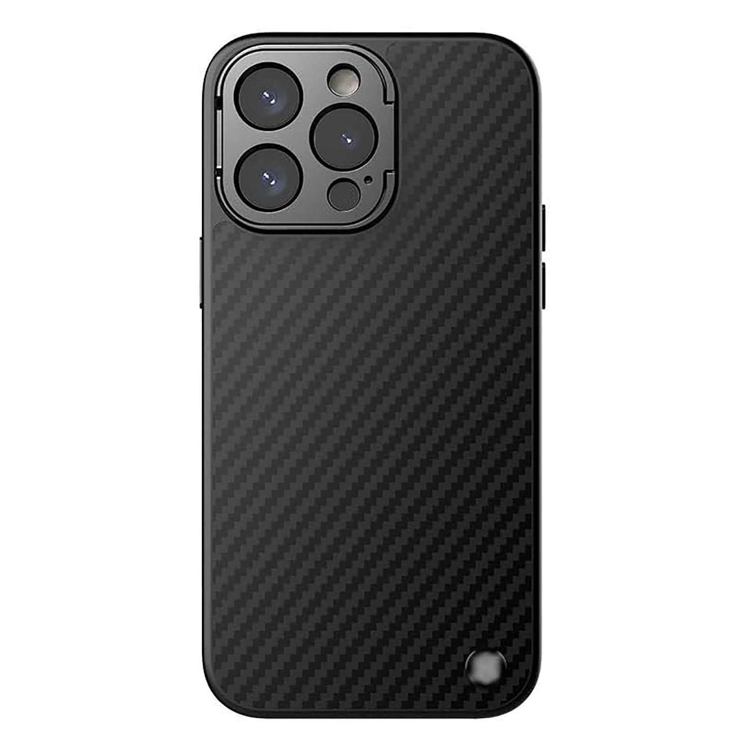 

Чехол для iPhone 15Pro Max/15 Pro, с металлической подставкой для крышки объектива камеры, магнитным чехлом для телефона с текстурой из углеродного волокна