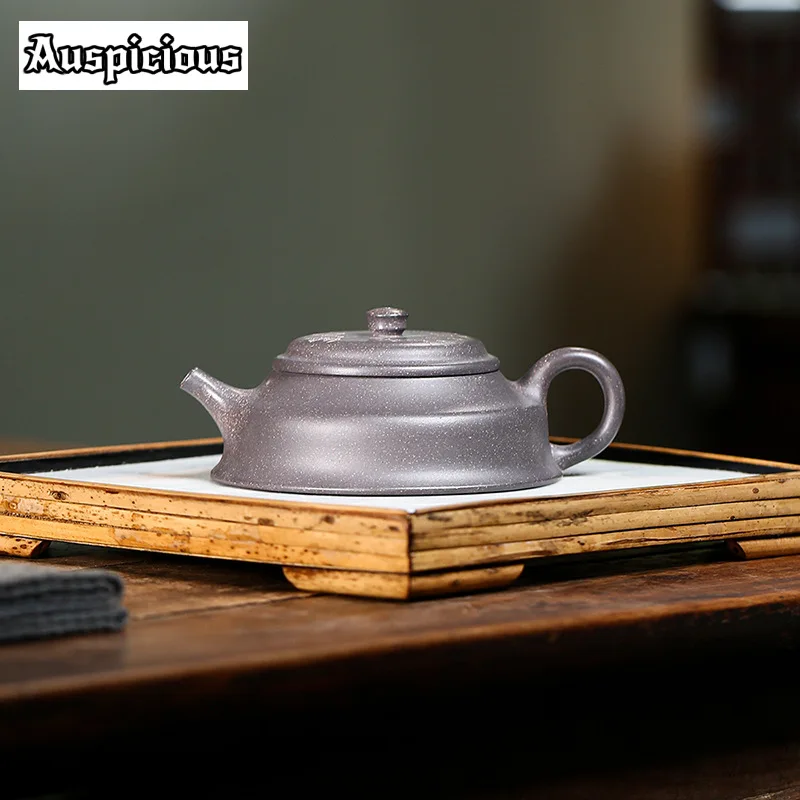 

150ml Yixing Purple Clay Teapots Authentic Handmade Pot Raw Ore Graphite Section Mud Beauty Kettle Famous Artists Zisha Tea Set