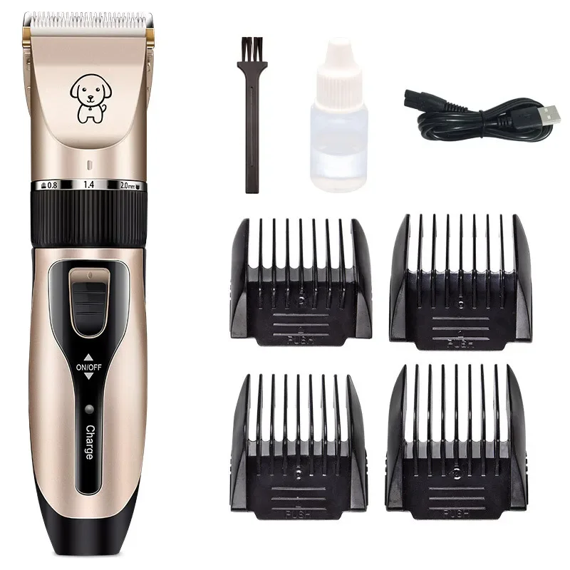 Professional Pet Shaver Dog Teddy Cat Shaving Dog Hair Trimmer Clipper Rechargeable Electrical Animal Pet Clippers Supplies