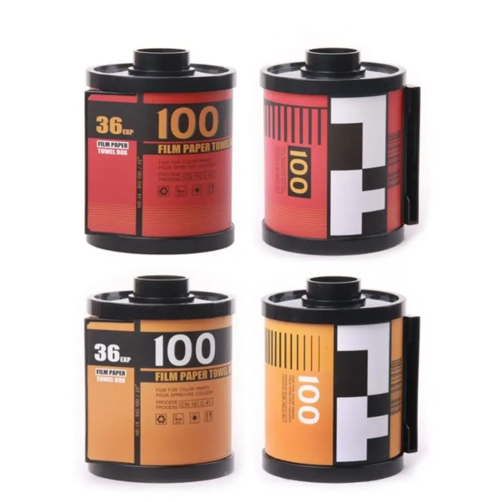 Description Picture 5 of itemCreative Film Tissue Box Plastic Retro Roll Paper Box Desktop Table Napkin Case Bathroom Toilet Paper Holder Storage Decoration