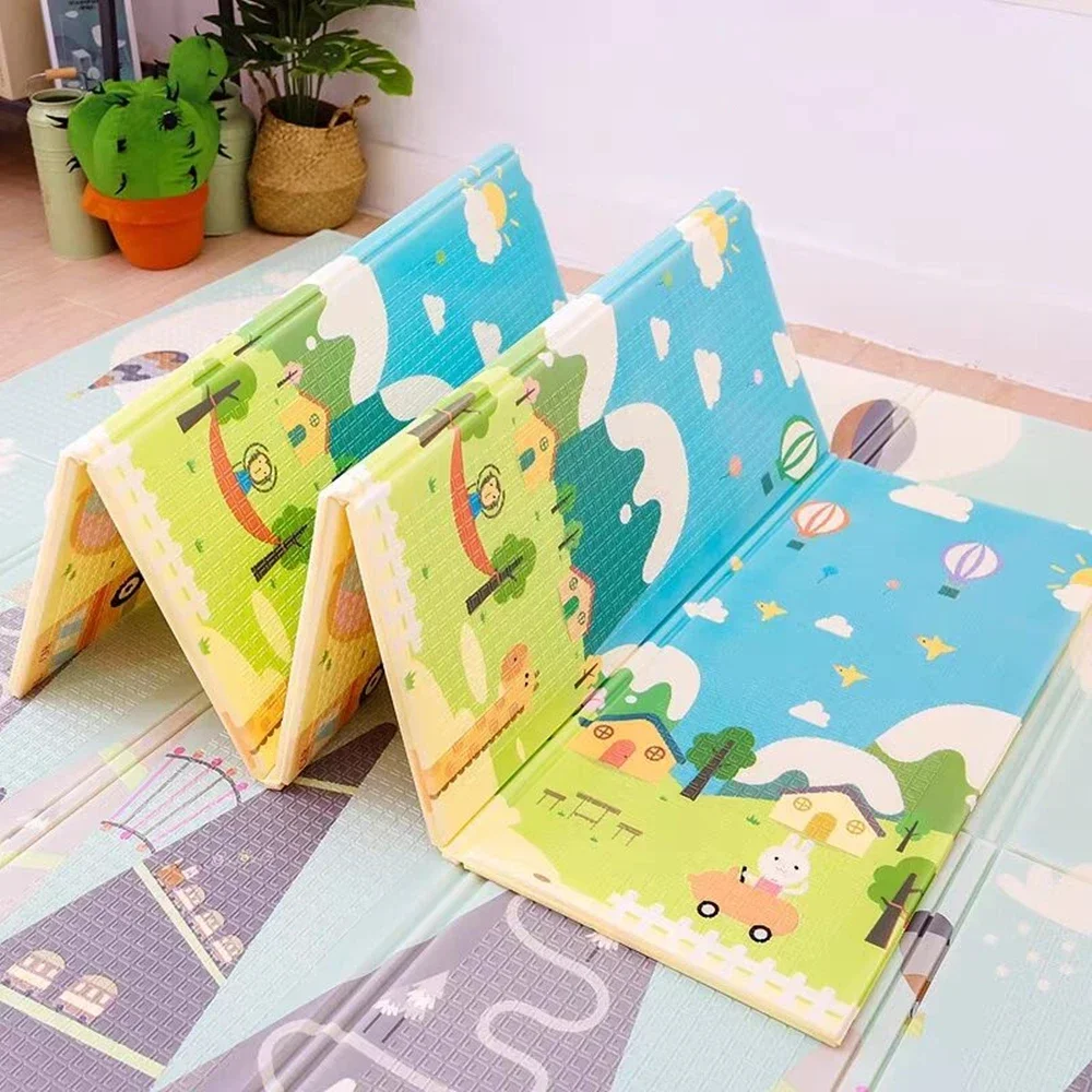 Foldable Baby Play Mat Non-Toxic Educational Children's Carpet in The Nursery Climbing Pad Kids Rug Activitys Games Toys 180*100