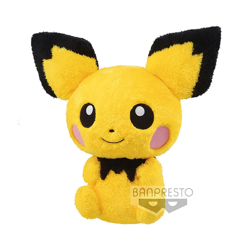 jouet-en-peluche-pichu-pokemon-original-grande-peluche-chaude-et-guerissante-de-38cm