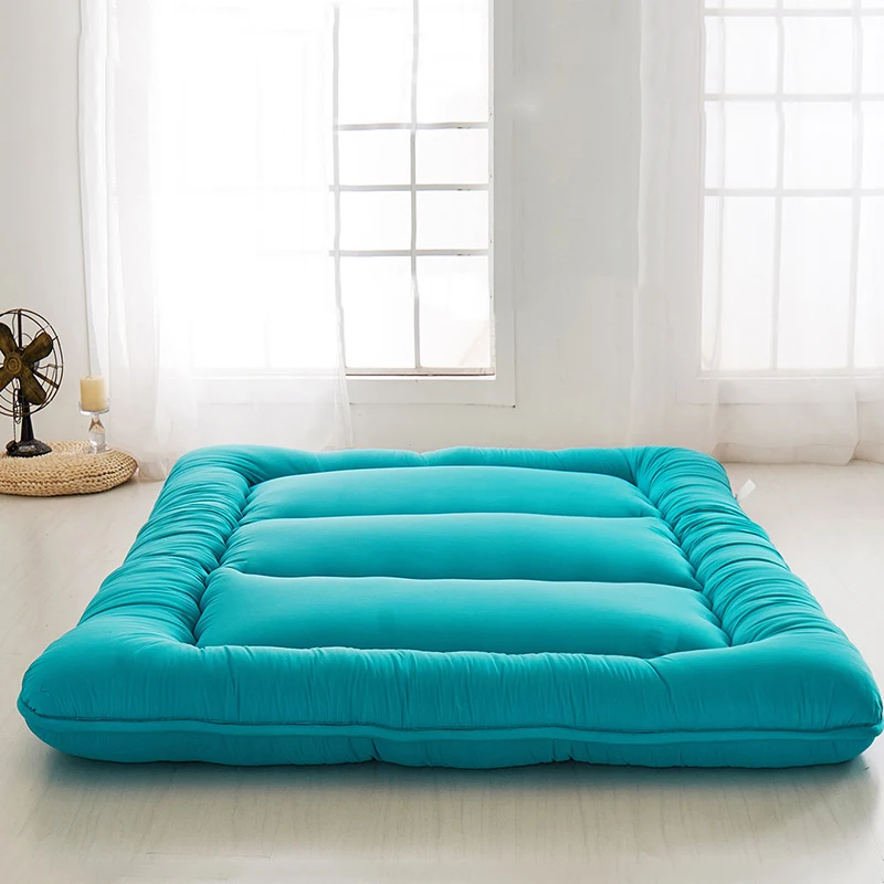 Colchón de futón plegable japonés, tamaño individual, Tatami coreano,  almohadillas de dormir japonesas para piso, colchón de estudiante, tapete  de