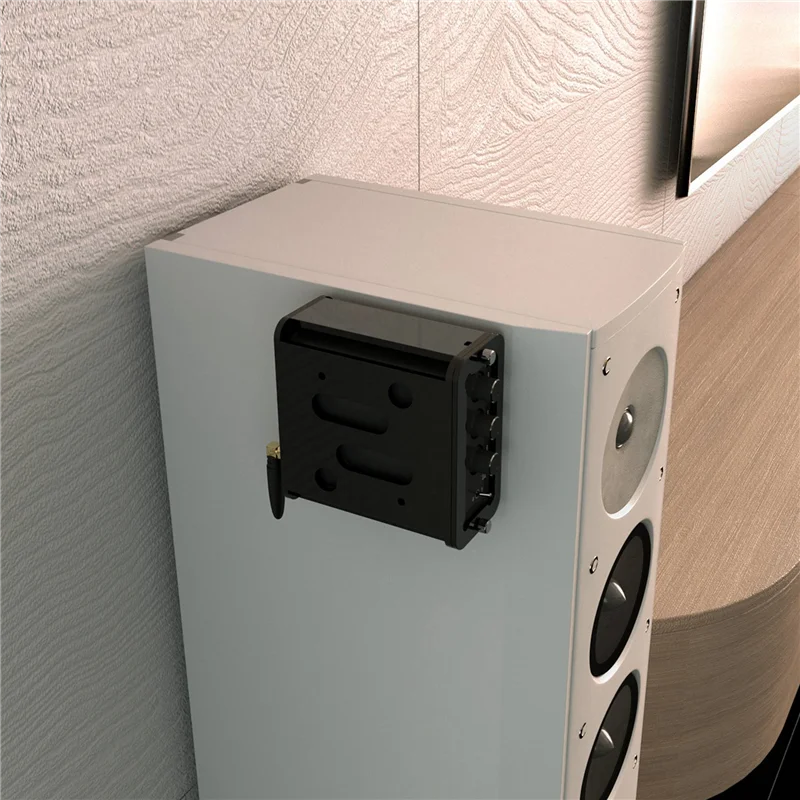 A32T-Fosi Audio BT20A 앰프 용 책상 마운트 아래, 아크릴 벽 마운트 홀더 데스크탑 스탠드 주최자 스테이션 테이블 브래킷