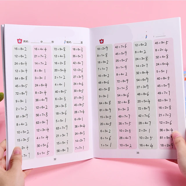 Math Multiplication and Division Practice Book within the 99 Times Table - Perfect for Learning Math Skills 3