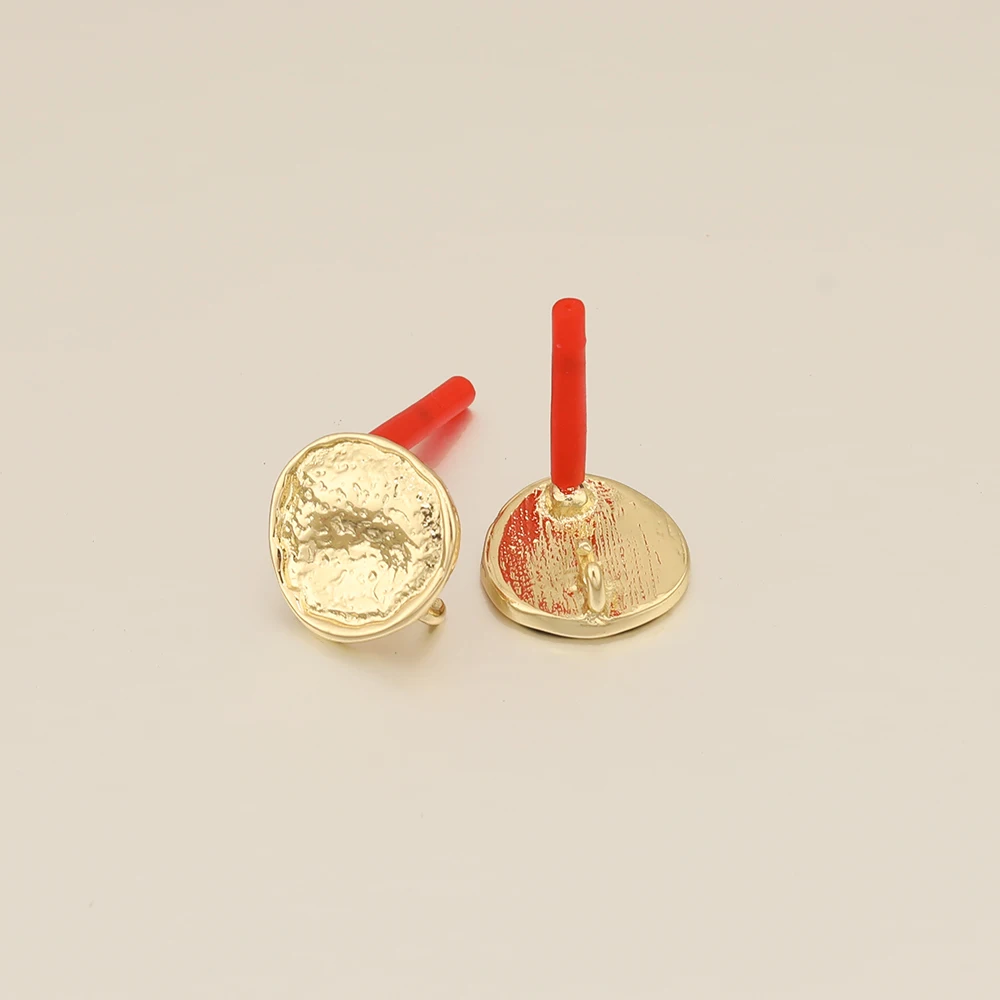 

Cordial Design 100Pcs 15*15MM Round Shape/Jewelry Findings & Components/Jewelry Accessories/DIY Parts/Hand Made/Earrings Stud