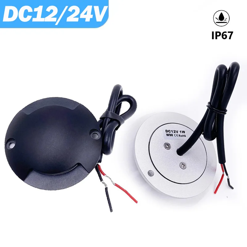 IP67 LED Underground Light Outdoor Surface Mounted Ground Floor Lamp Garden Path Landscape Buried Side Lighting 12V24V Spotlight