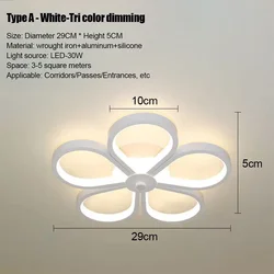 Modern Minimalist LED Ceiling Lights for Living Spaces - Stylish Home Decor Fixtures (AC 90 - 260V)