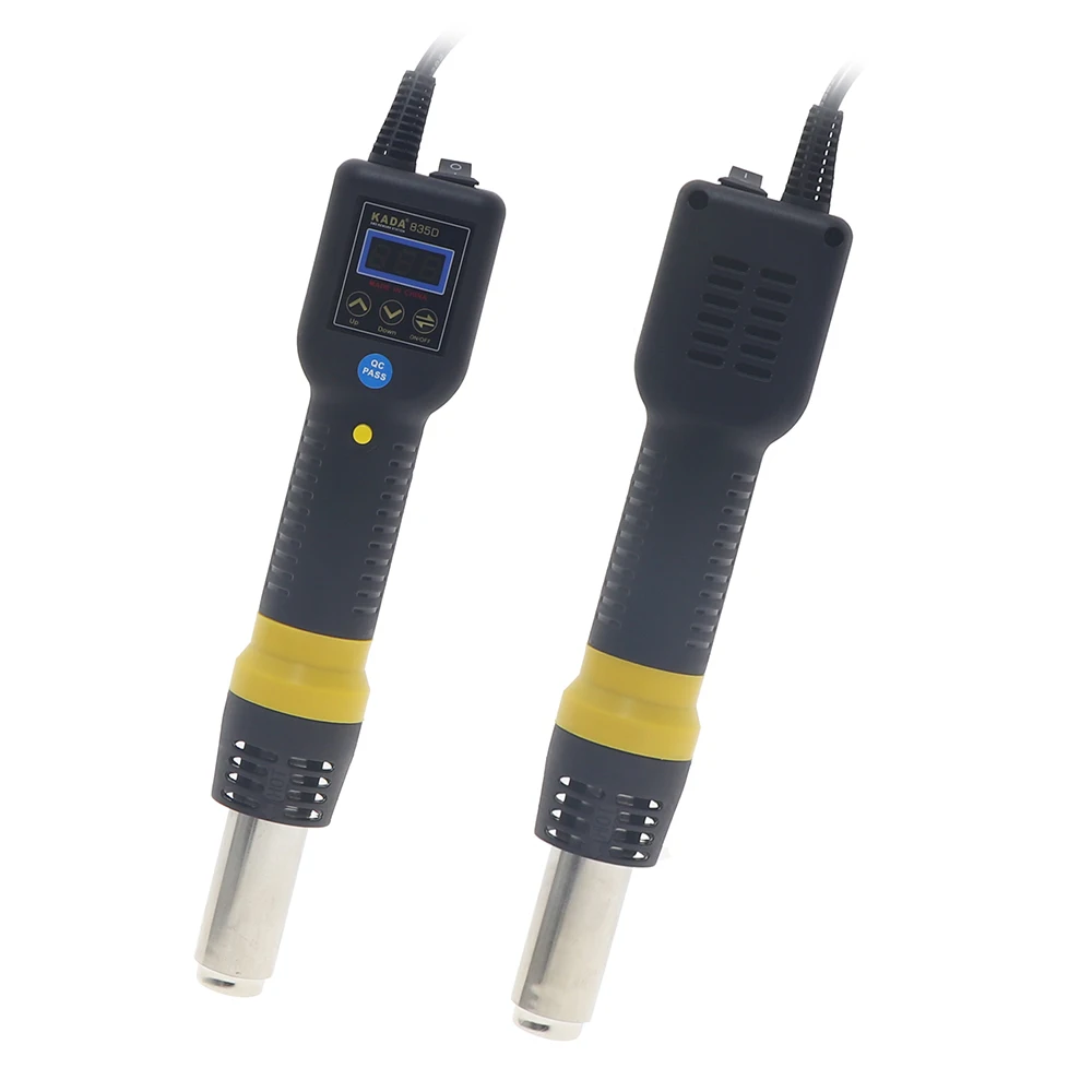 KADA 835D 8858i Hot Air Gun Portable LED Display Rework Station Heat Gun Hair Dryer Temperature Adjustable Welding Station
