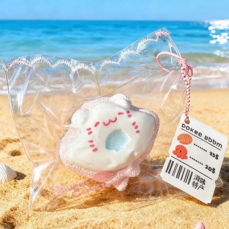 Adorable Cartoon Seafood Squishy Toy - Slow Rebound Silicone Decompression Gift