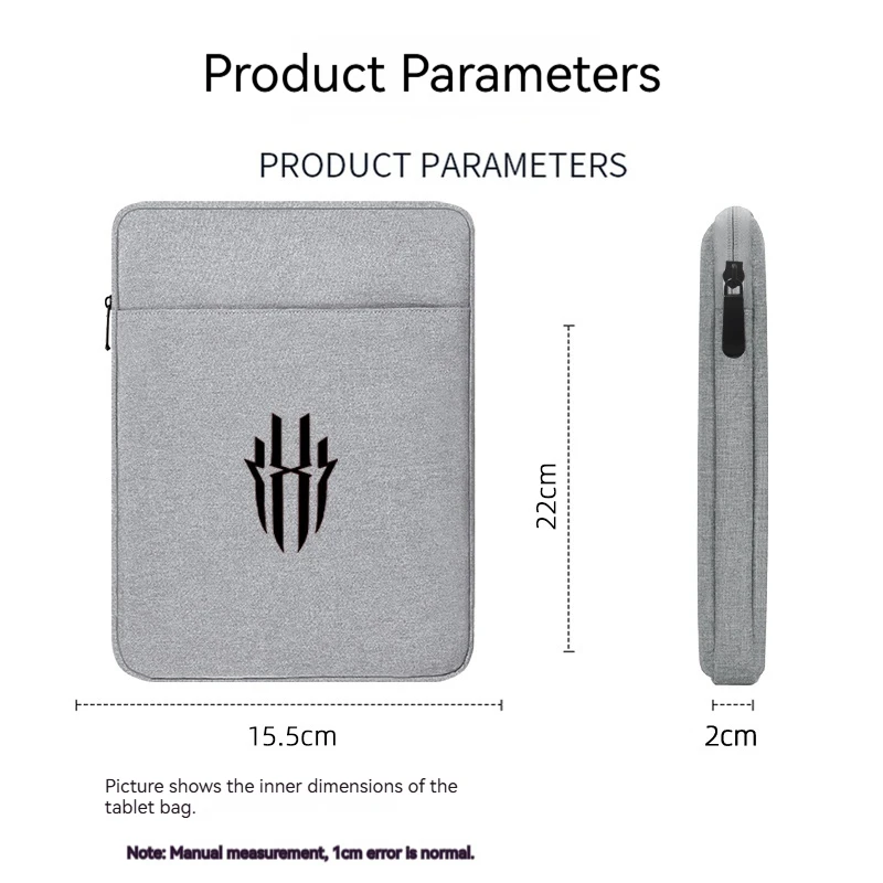 Enhanced Gaming Tablet Shockproof Carry Case - 9.06 Portable Protective Sleeve with Zipper Pouch