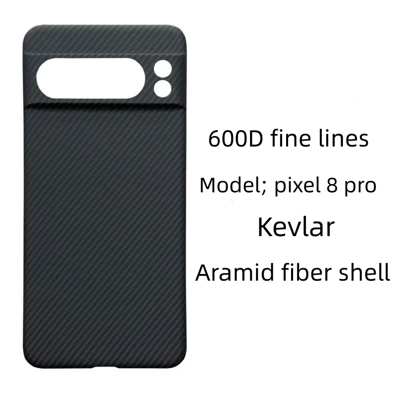 

Deluxe 600D Kevlar Phone Case for Google Pixel8Pro Carbon Fiber Phone Case Pixel 8 Aramid Fiber Case Carbon Fiber Back Cover