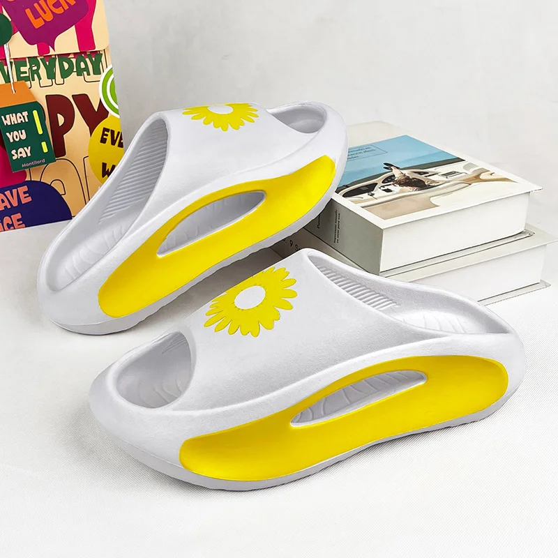 Papuče pre mužov Protišmykové sandále s hrubou podrážkou Vankúš s otvorenou špičkou Plážové papuče pre letné papuče do interiéru vonku_voghion.com