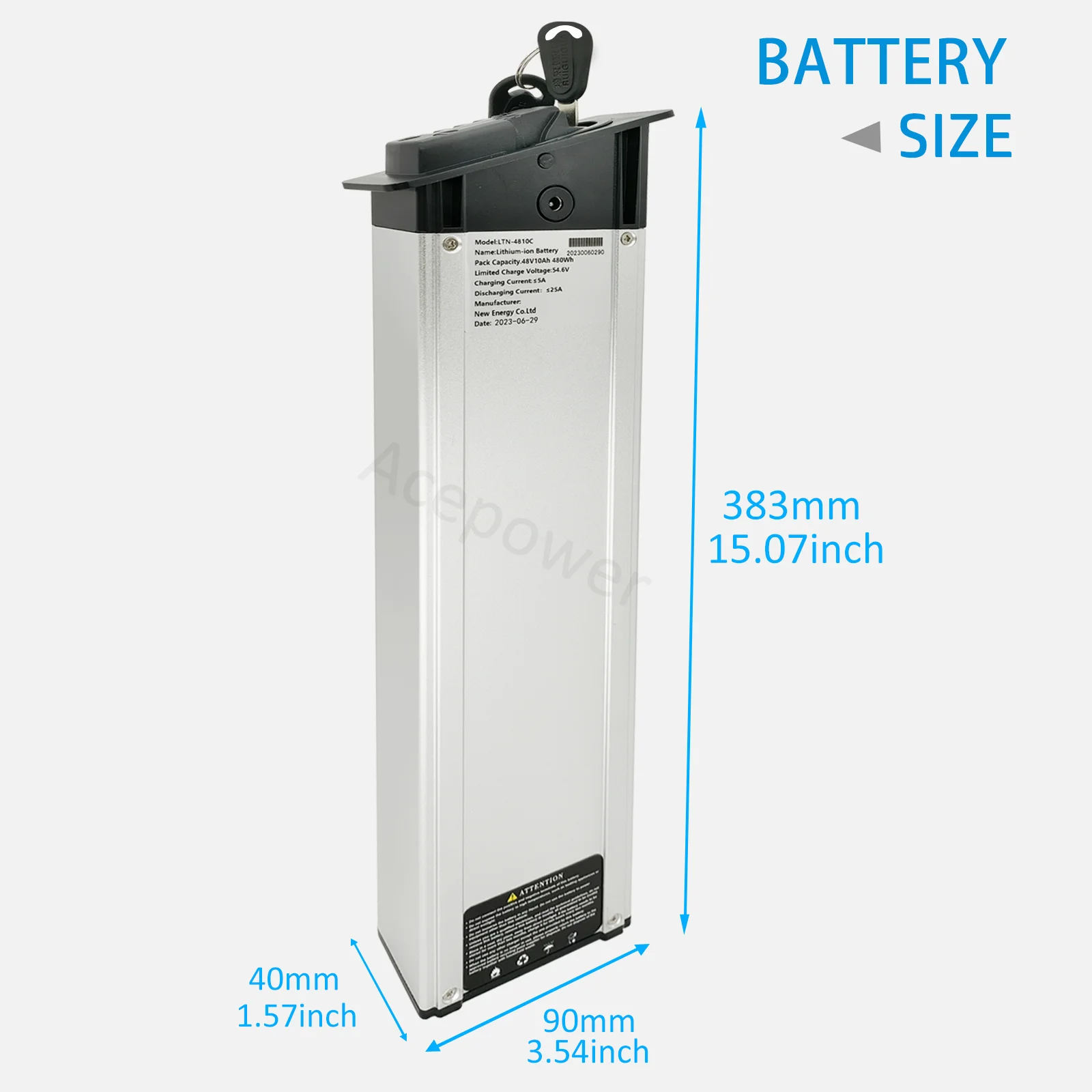 For Engwe X26 X24 X20 Foldable Ebike Battery 48V7.8Ah 10Ah 10.5Ah Replacement Battery