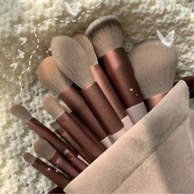 

13PCS Makeup Brushes Set Eye Shadow Foundation Women Cosmetic Brush Eyeshadow Blush Powder Blending Beauty Soft Makeup Tool