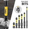 Anti-Slip and Shock-Proof Bits Screwdriver Bits High Hardness Strong Magnetic 25/50/65/70/90/150mm Ph2 Screwdriver Set 6