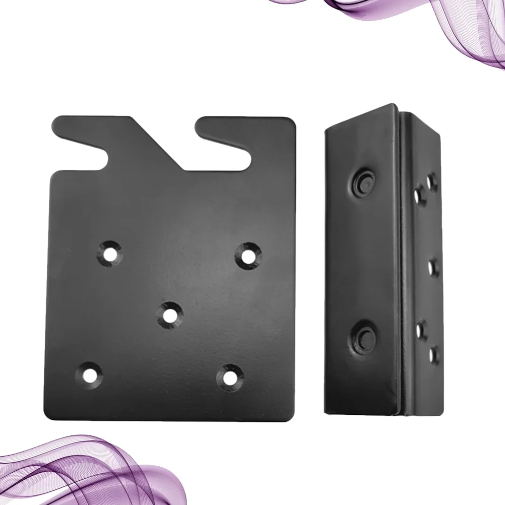 

2 Pcs Easy to Install Bed Hinge Screw Fixed Accessories Hanging Buckle Rail Brackets