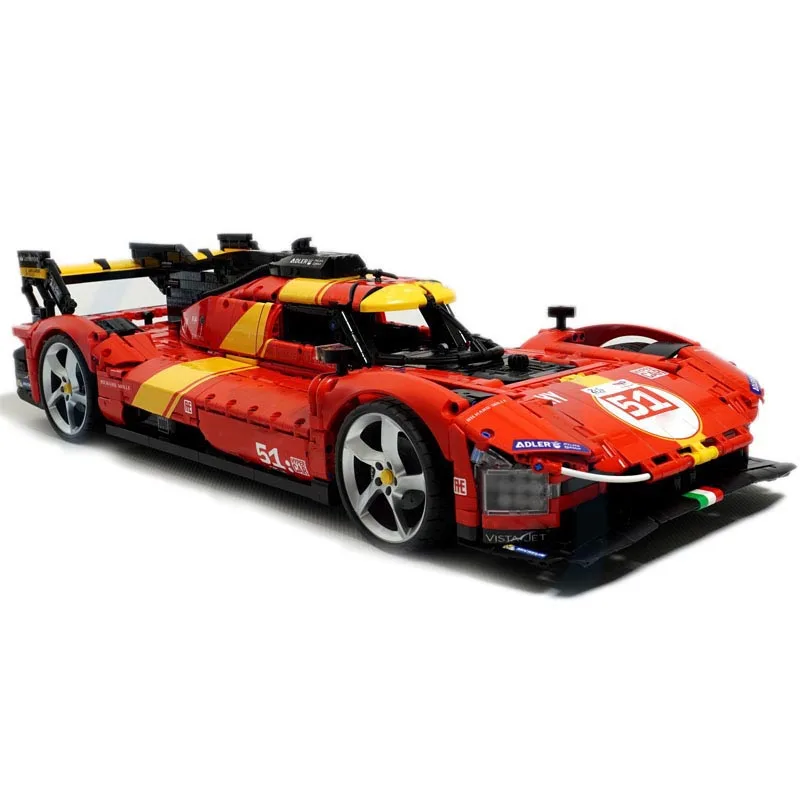 New MOC-152808 Hypercar 499P 1:8 Scale Le Mans Supercar Model