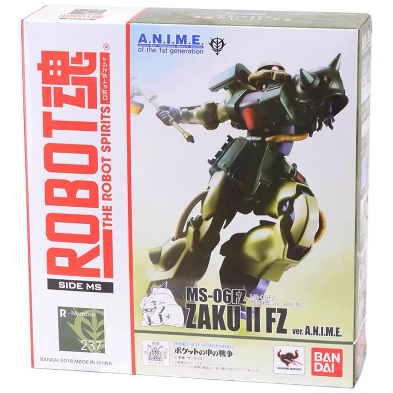 Bandai Genuine Figure Gundam Model Kit Robot Spirits MS-06FZ Zaku