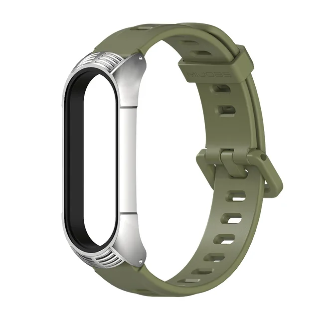 Strap for Mi Band 6 5 4 3 Metal Milanese Bracelet On Mi Band 4 Wristband Stainless Steel Mi Band6 Strap For Xiaomi Miband5 4 3 TF Silver white