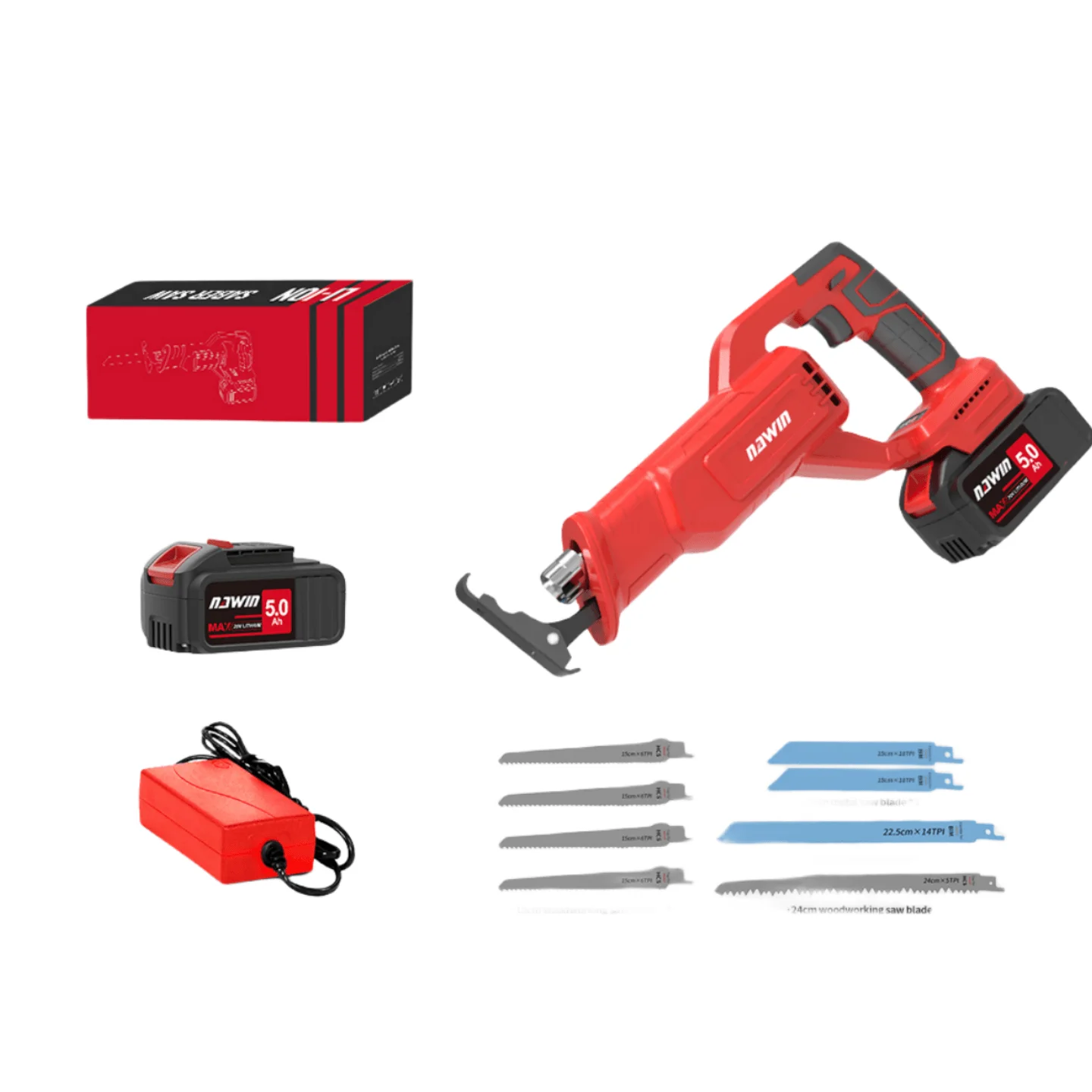 

21v Metal Wood Cutting Tool Lithium Cordless Electric Reciprocating Saw Battery Powered