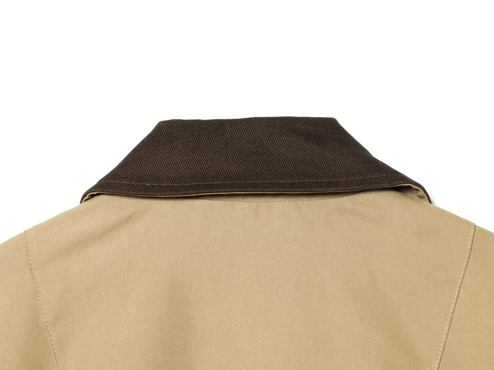 TFMLN Modische Damenjacken mit Kontrastfarben, Neuer Revers-Kragen, Schicker Patchwork-Mantel für Damen, Frühling Herbst Vintage Casual Oberbekleidung – Detail 9