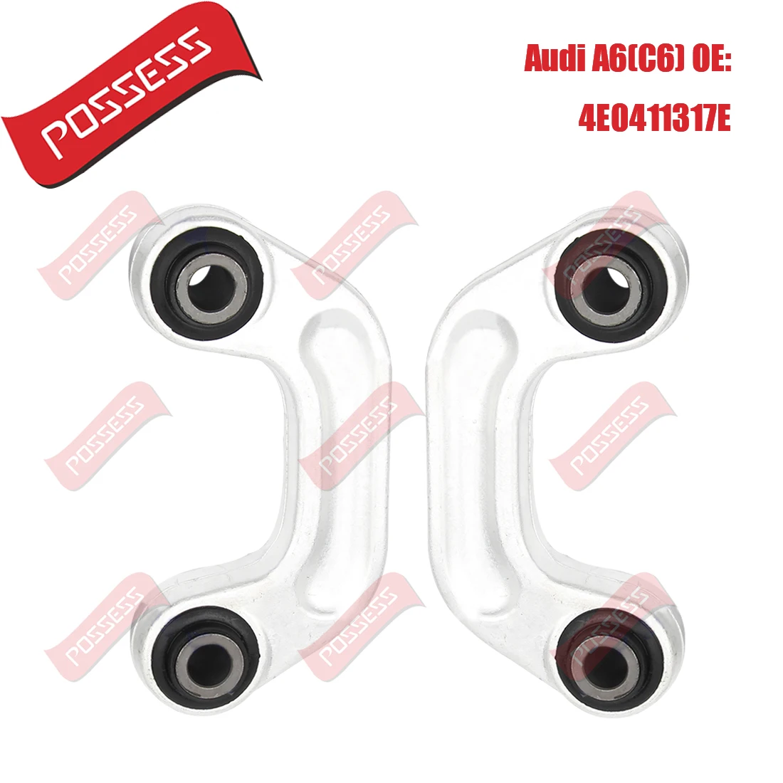 A Pair of Front Axle Sway Bar End Stabilizer Link Ball Joint For Audi A6 4F2 4FH 4F5 A6L C6,A8 D3 2002-2010 car parts front sway bar links