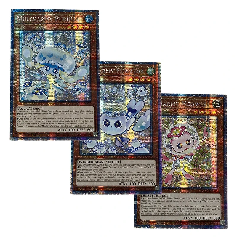 Yu-Gi-Oh! Collection DIY Proxy Cards Non-Original Mulcharmy Meowls Mulcharmy Fuwalos Purulia Collection Card Toys game cards,collectible cards,anime cards,anime trading cards,animation game cards,yugioh cards