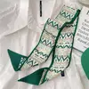 Green Small Scarf Lightweight About 88cm Long Stylish Hair Scarf For Women Women Trendy Accessory Popular Spring/summer Thin 5