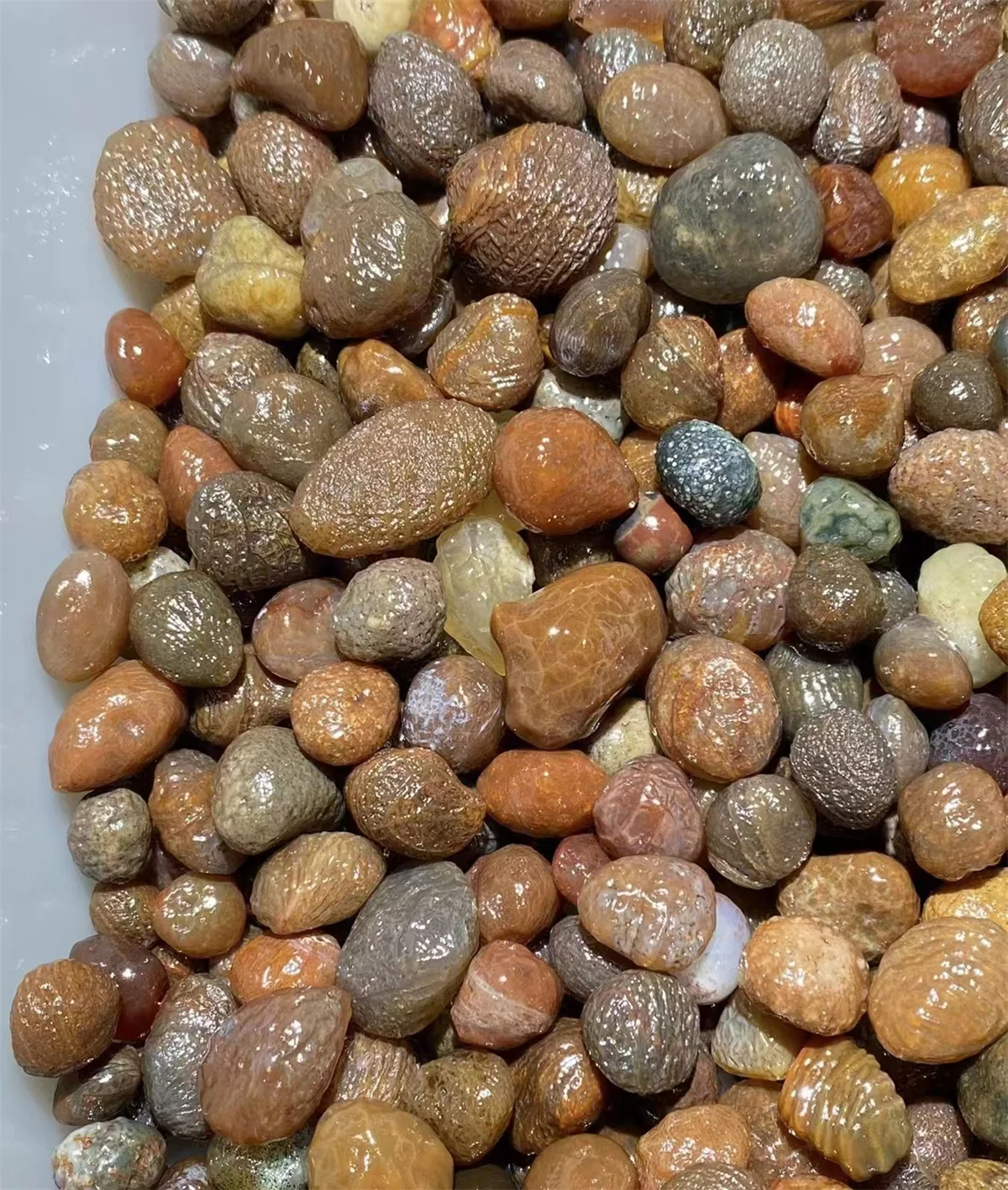 1.7kg/lot Specialty Natural Coffee Vein Yarn Stone Loose Beads Gobi agate grain Pretty texture Oily diy pendant rare