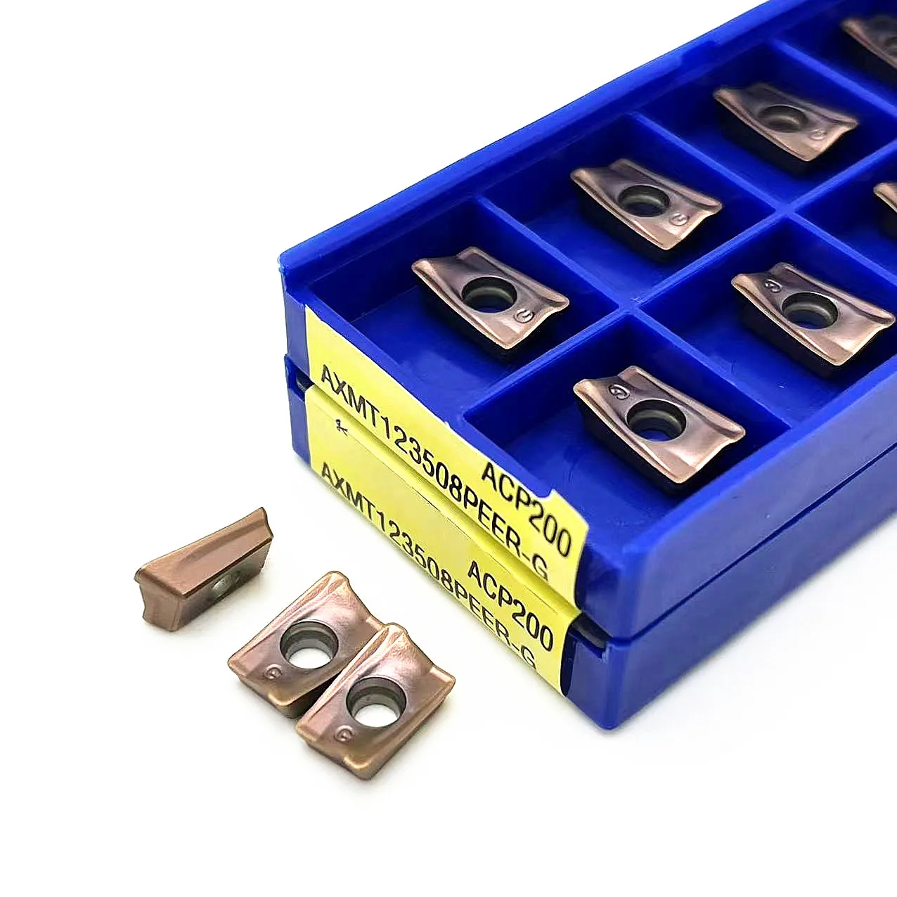 

AXMT123508PEER G ACP200 AXMT123508PEER G ACP200 high quality metal internal turning tool CNC Indexable Milling inserts