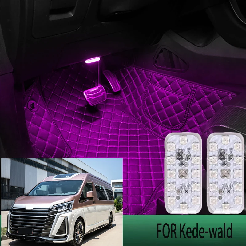 

FOR Kede-wald LED Car Interior Ambient Foot Light Atmosphere Decorative Lamps Party decoration lights Neon strips
