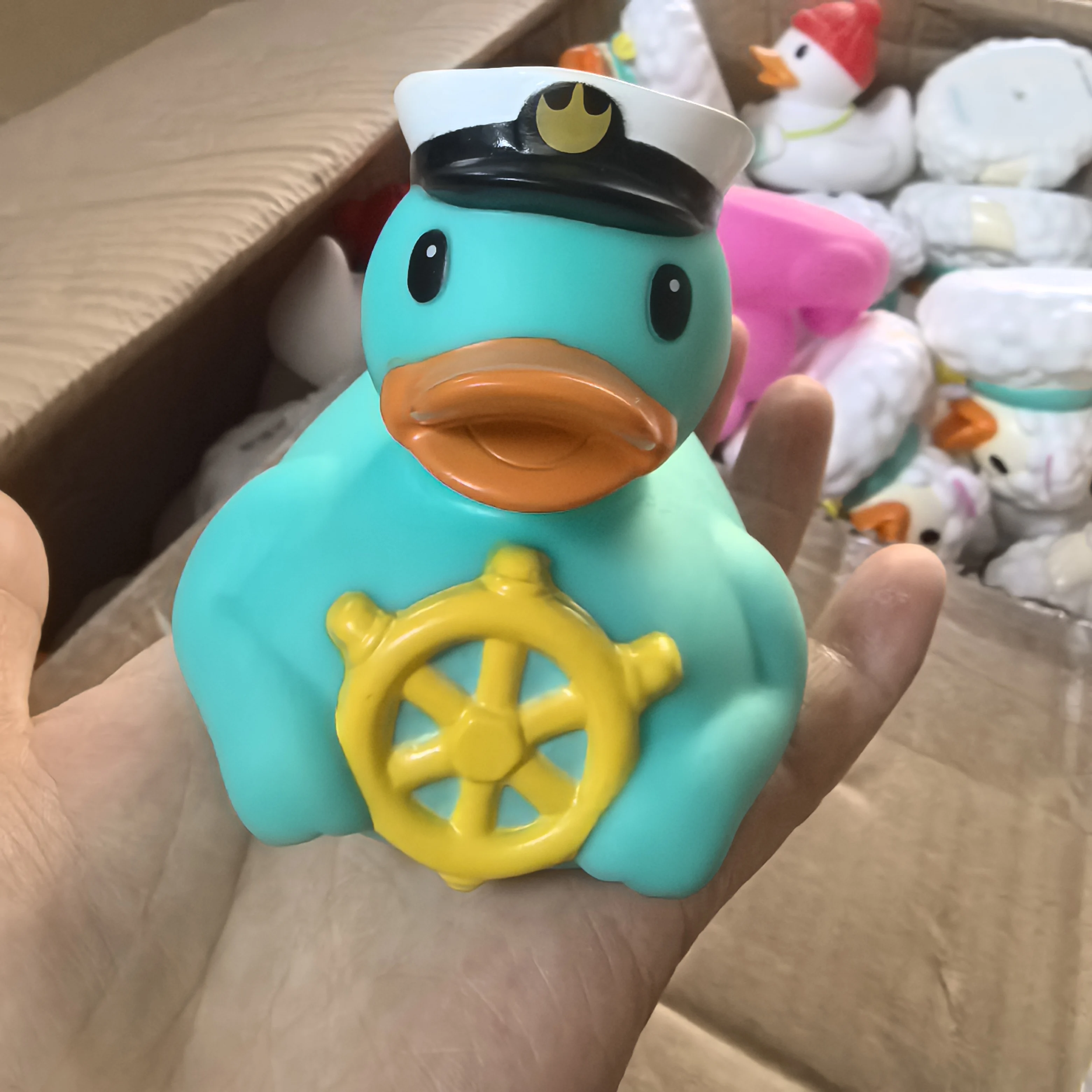 1pcs 8cm Original high quality Rubber Duck Assorted Duck Bath Toys Kids Shower Toy Gifts Baby Birthday Party Gifts Decorations 3